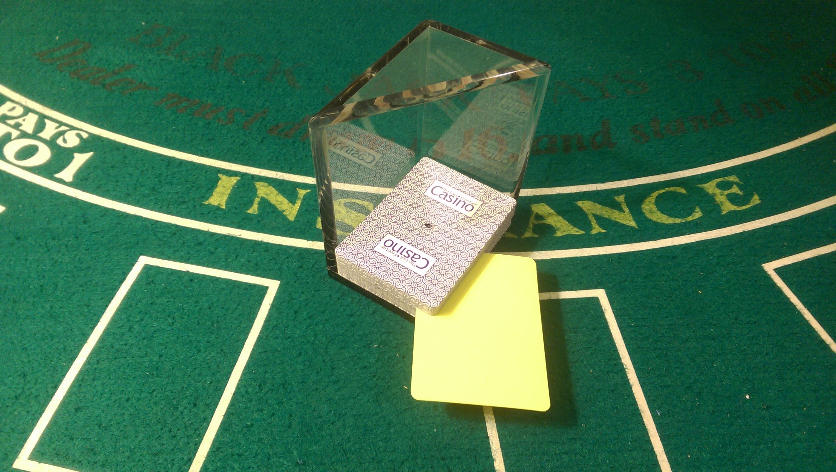 Shoe penetration blackjack