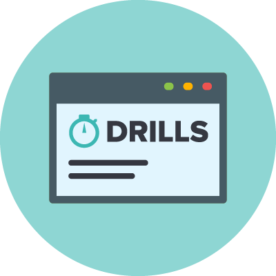 Test-Your-Skills Blackjack Drills Icon