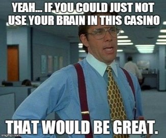 blackjack advice office space meme