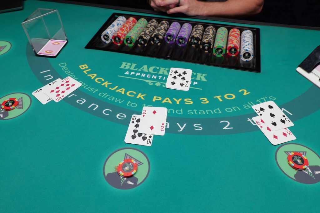 Counting through the hand example