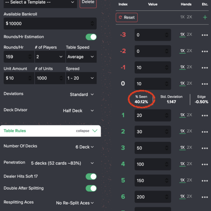 Blackjack Pro Betting Software Edge location